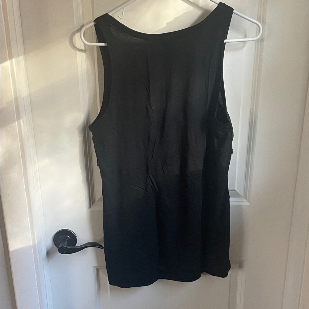GAP Black Ruffle Tank Top - Picture 4 of 4
